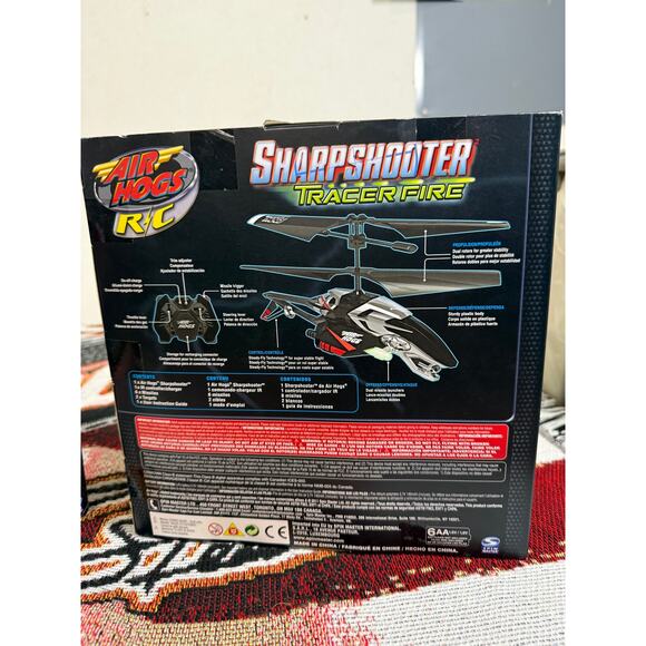 Air Hogs RC Helicopter Bundle – Fly Crane & Sharpshooter Tracer Fire – Brand New - Picture 3 of 5